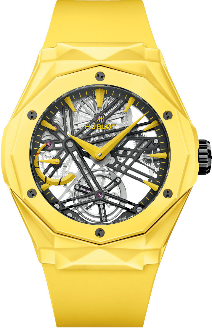 Classic Fusion Tourbillon Orlinski Yellow Magic Ceramic 45mm