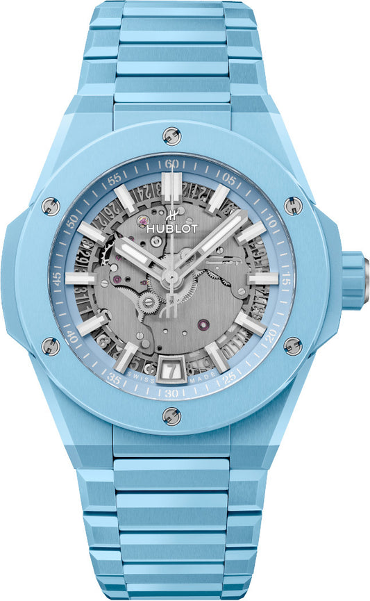 Big Bang Integrated Time Only Sky Blue Ceramic 40mm