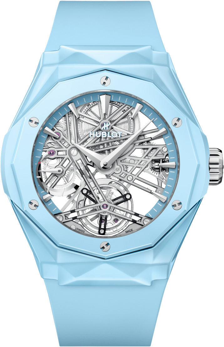 Classic Fusion Tourbillon Orlinski Sky Blue Ceramic 45mm