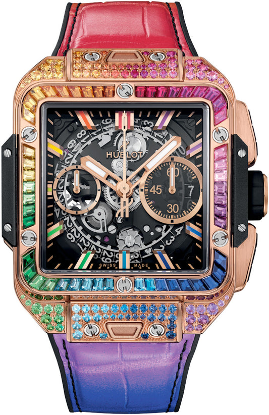 Square Bang Unico King Gold Rainbow 42mm