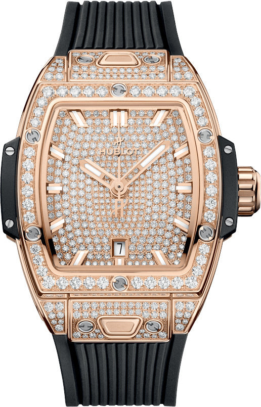 Spirit of Big Bang King Gold Full Pavé 32mm