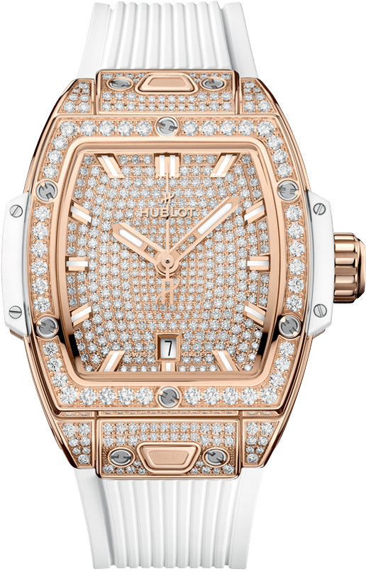 Spirit of Big Bang King Gold White Full Pavé 32mm