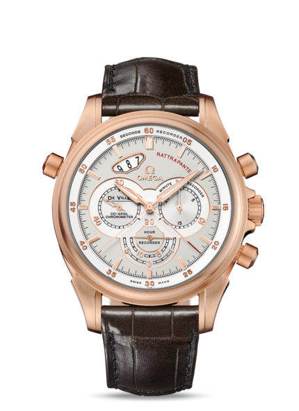 Omega Men's DeVille Co-Axial Rattrapante 422.53.44.51.02.002 Watch