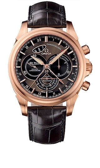 Men's OMEGA DeVille CO AXIAL CHRONOSCOPE GMT 422.53.44.52.13.001 Watch