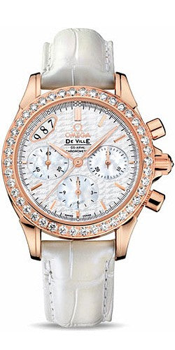 Ladies Omega DeVille Co-Axial Chronograph 1091107304 422.58.35.50.05.001 Watch