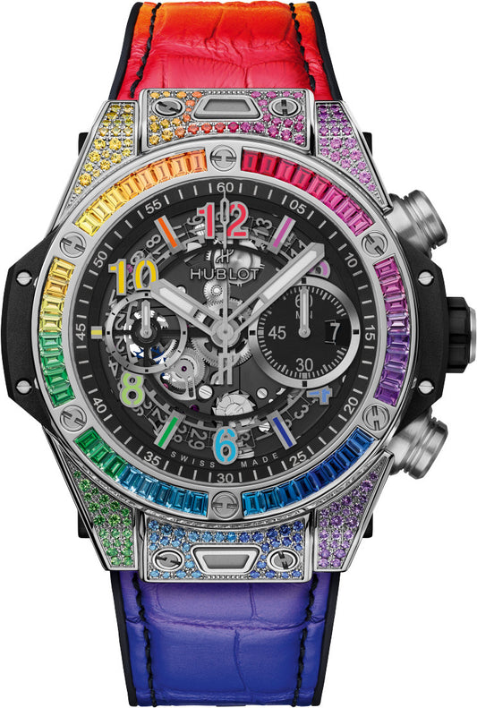 Big Bang Unico Titanium Rainbow 44mm