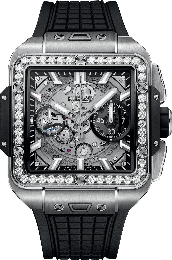 Square Bang Unico Titanium Diamonds 42mm