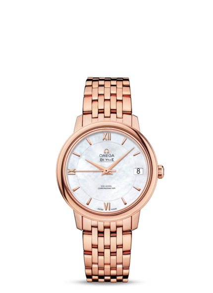 Women's Omega DeVille Prestige New Collection 24.4mm Qtz 424.15.24.60.55.001 Watch