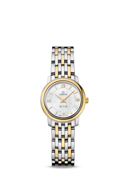 Women's Omega DeVille Prestige New Collection 24.4mm Qtz 424.20.24.60.05.001 Watch