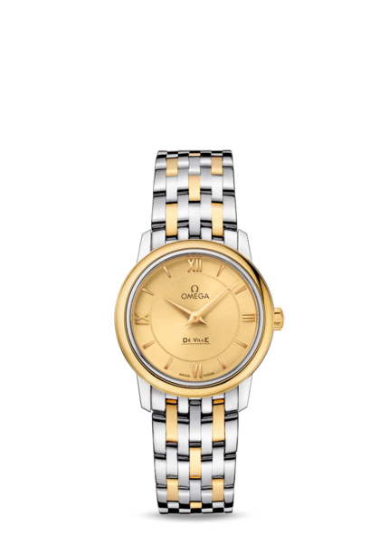 Women's Omega DeVille Prestige New Collection 27.4mm Qtz 424.20.27.60.08.001 Watch