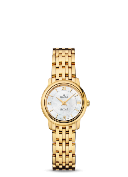 Women's Omega DeVille Prestige New Collection 24.4mm Qtz 424.50.24.60.05.001 Watch