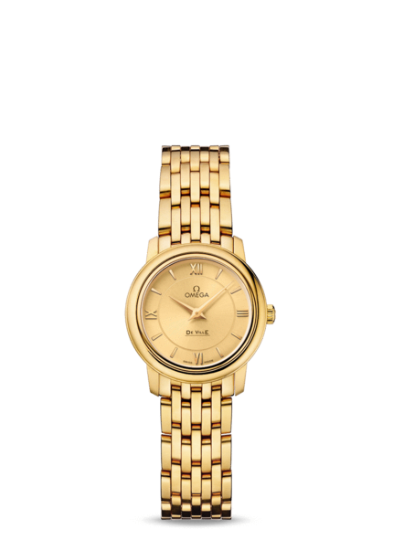 Women's Omega DeVille Prestige New Collection 24.4mm Qtz 424.50.24.60.08.001 Watch