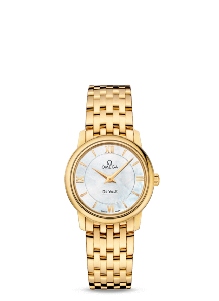 Women's Omega DeVille Prestige New Collection 27.4mm Qtz 424.50.27.60.05.001 Watch