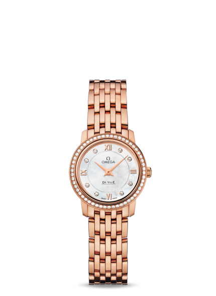 Women's Omega DeVille Prestige New Collection 24.4mm Qtz 424.55.24.60.55.002 Watch