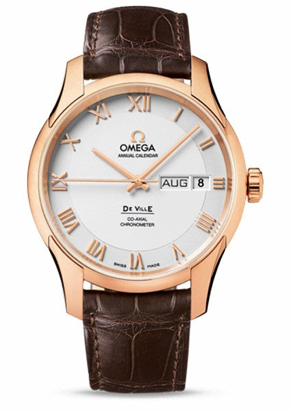 Men's Omega DeVille Annual Calendar 41mm 431.53.41.22.02.001 Watch