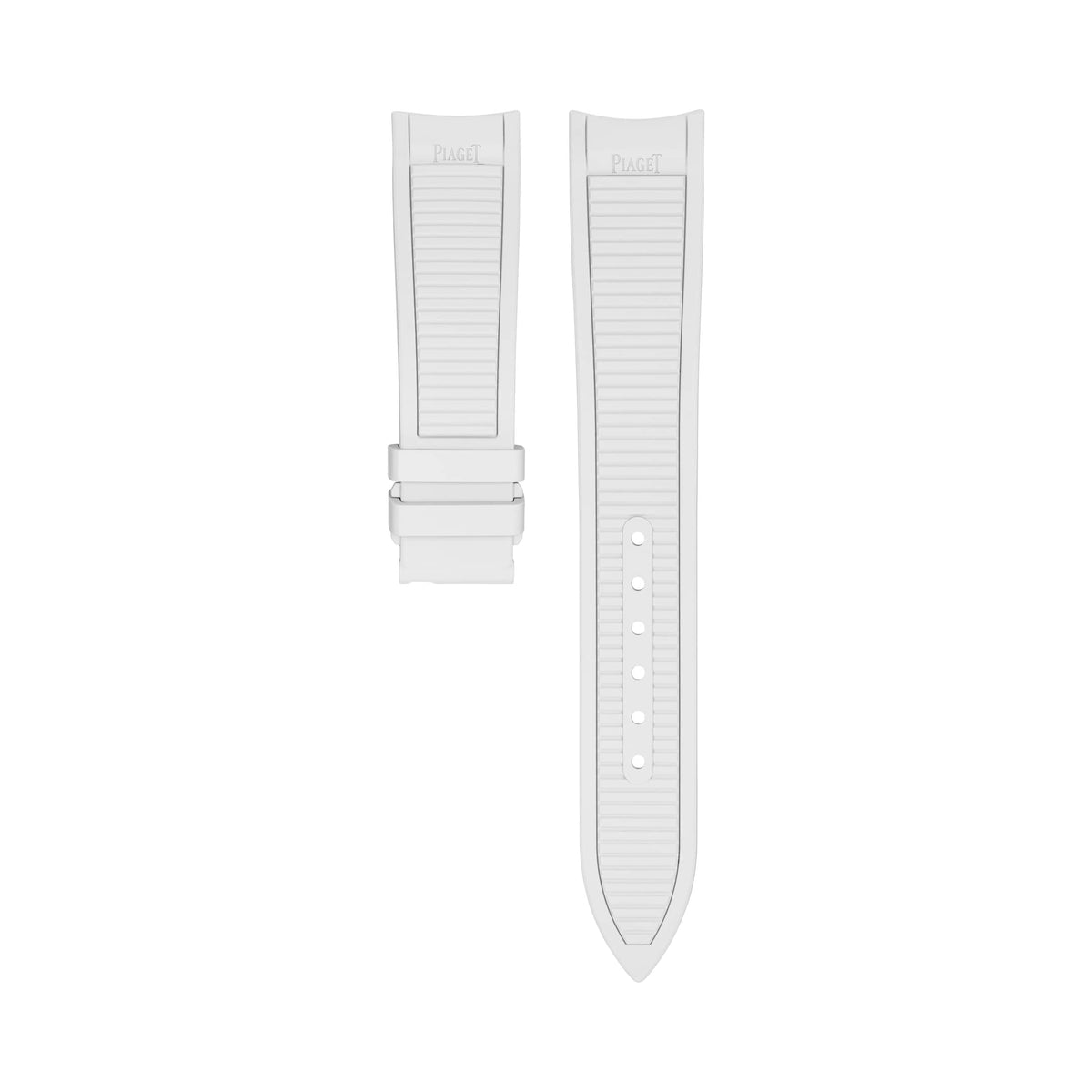 Piaget Polo 36mm White Rubber Strap MXE0VM0H