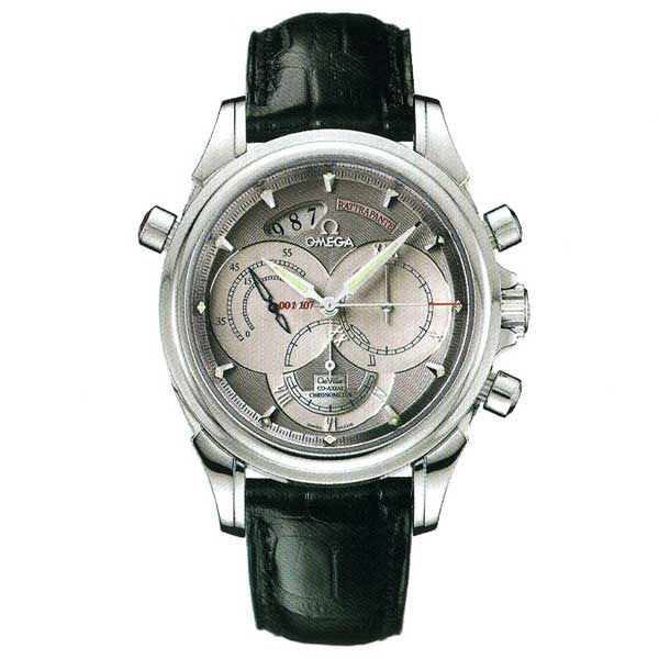 Omega Men's DeVille Co-Axial Rattrapante 4647.40.31 Watch