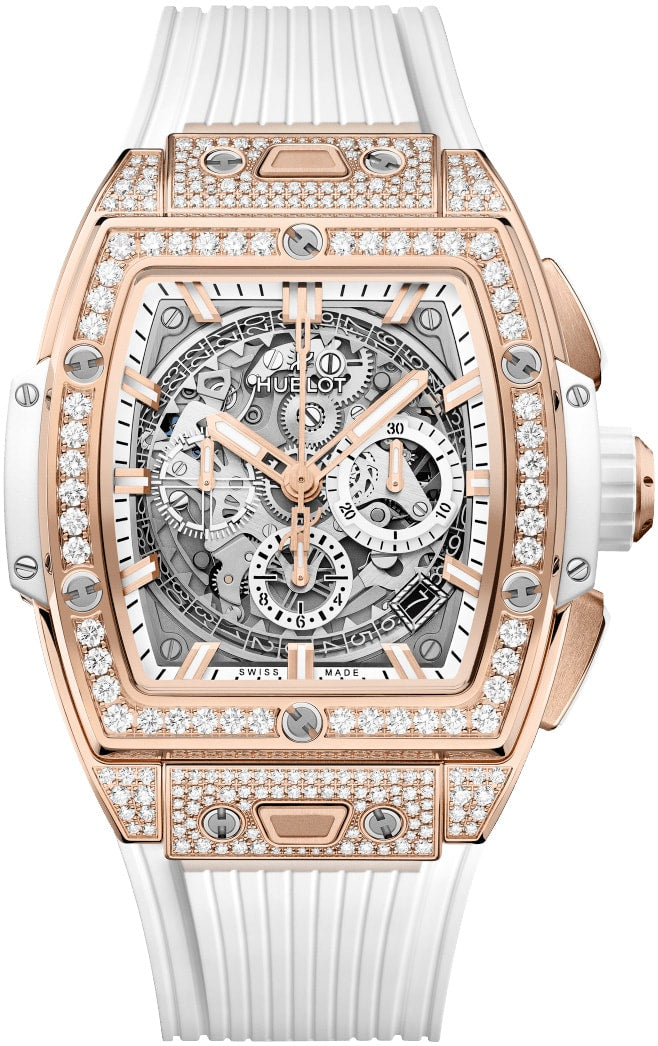 Spirit of Big Bang King Gold White Pavé 42mm