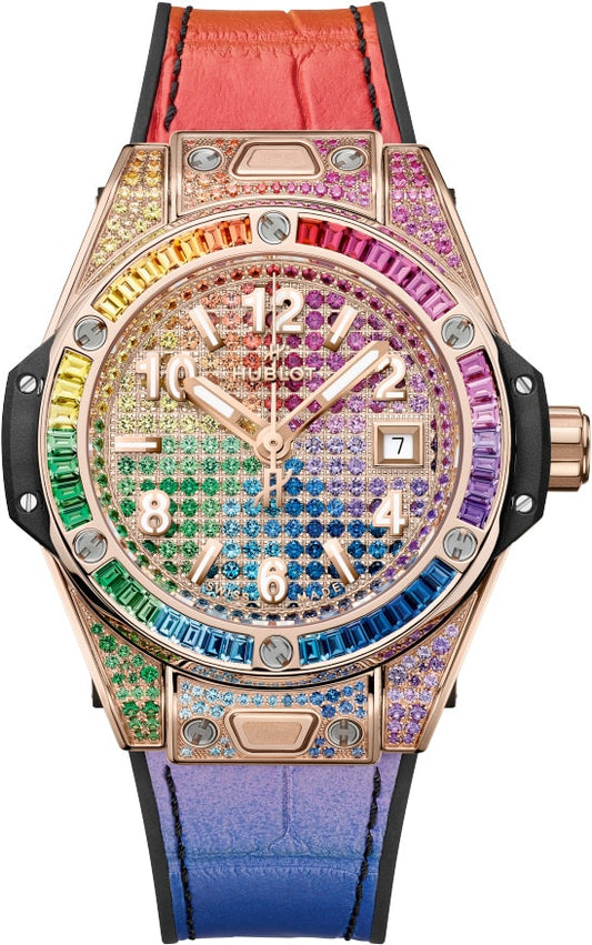 Big Bang One Click King Gold Rainbow 33mm