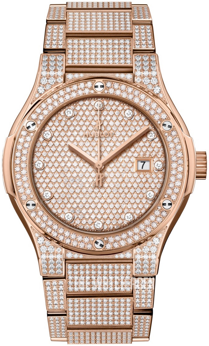 Classic Fusion Rose Gold Colored/18 Carat Rose Gold 42mm