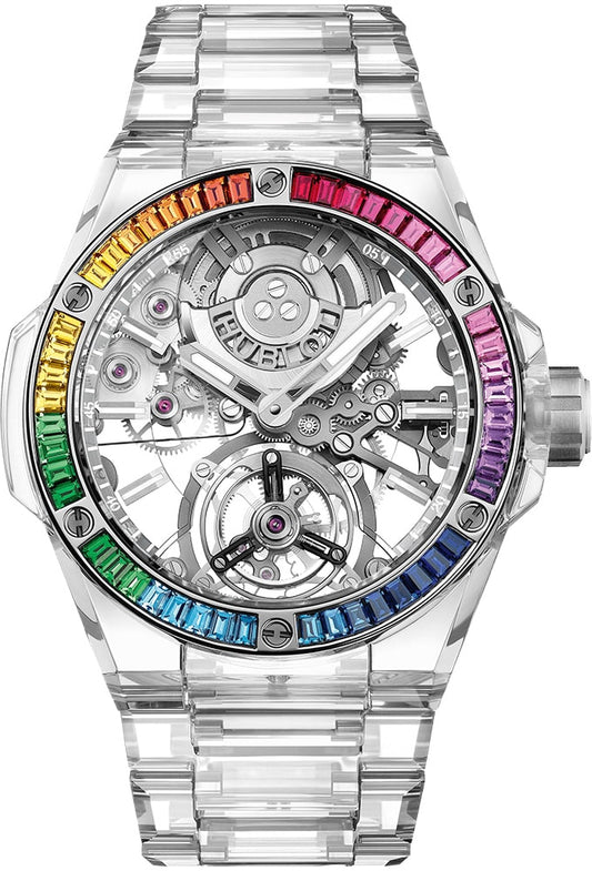 Big Bang Integrated Tourbillon Full Sapphire Rainbow 43mm