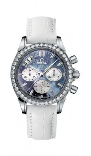 Ladies Omega De Ville Co-Axial Chronograph 4877.72.36 Watch