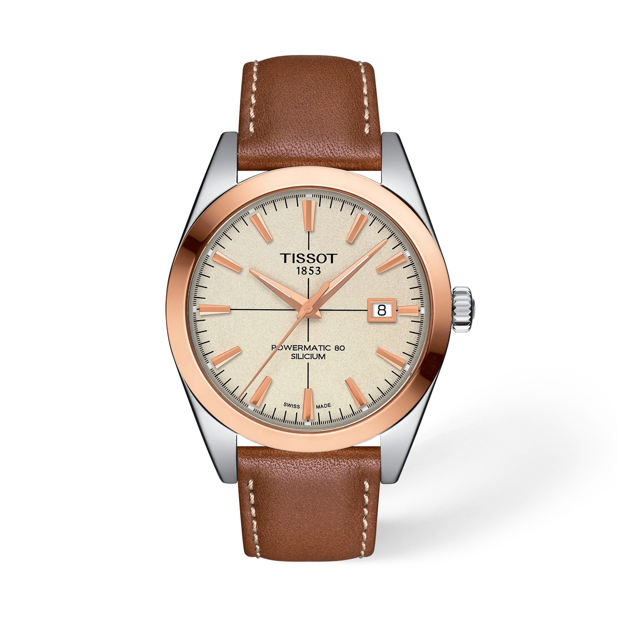 Tissot Gentleman Gold bezel 40mm T9274074626100