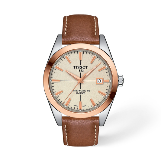 Tissot Gentleman Gold bezel 40mm T9274074626100