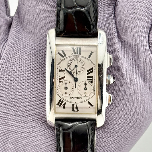 Pre-Owned Cartier Tank Americaine Chronoflex 2312