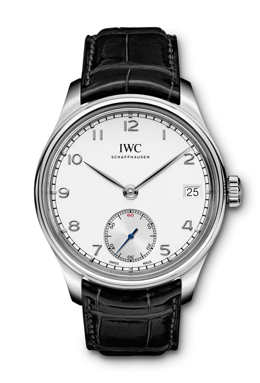 IWC Portugieser Hand-Wound Eight Days Steel Silver Dial 5102-03