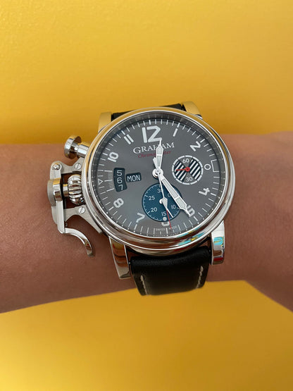 Graham CHRONOFIGHTER VINTAGE - GREY 2CVAS.S08A