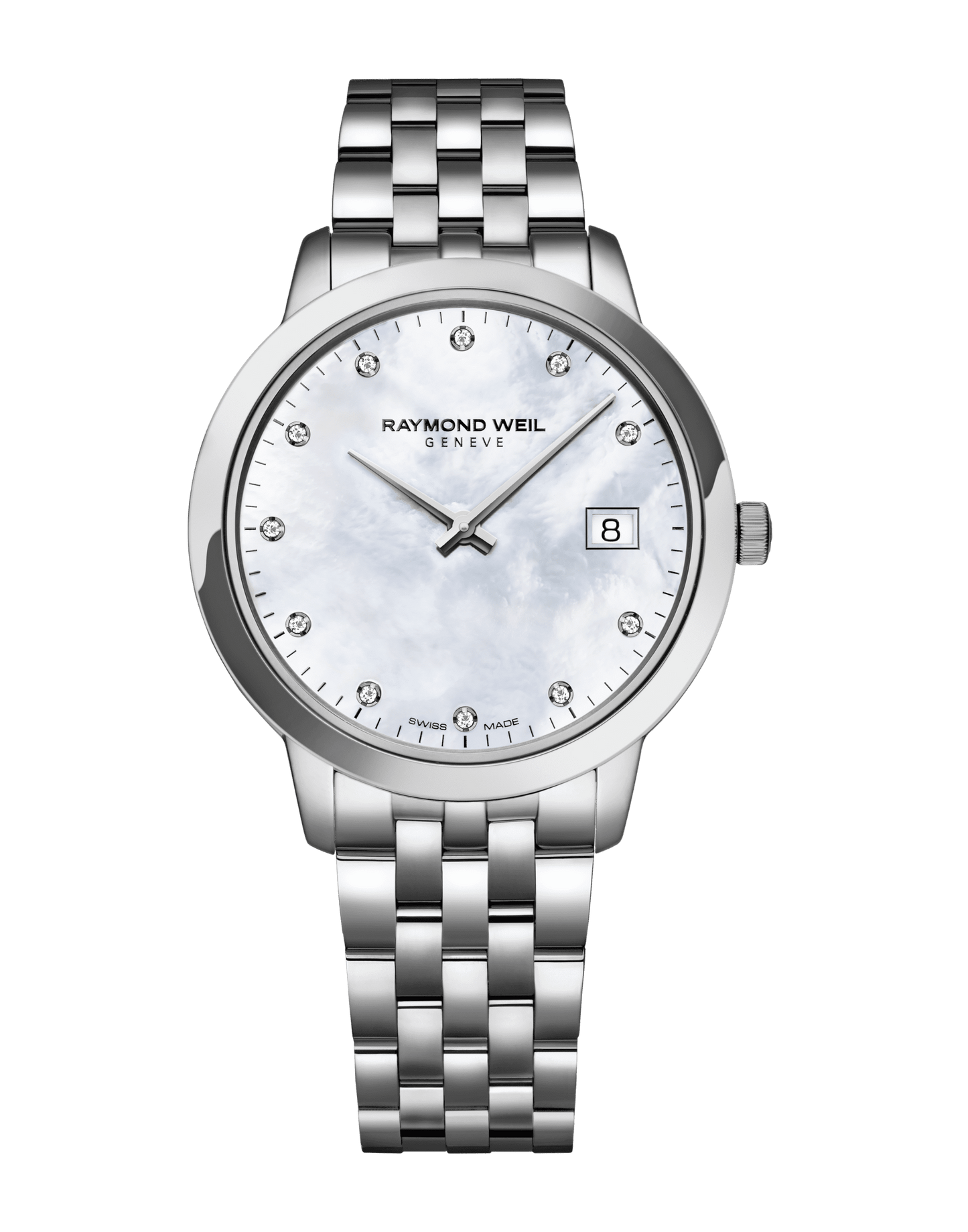 Toccata Ladies Quartz 11 Diamond Mother-Of-Pearl Dial Bracelet Watch, 34mm