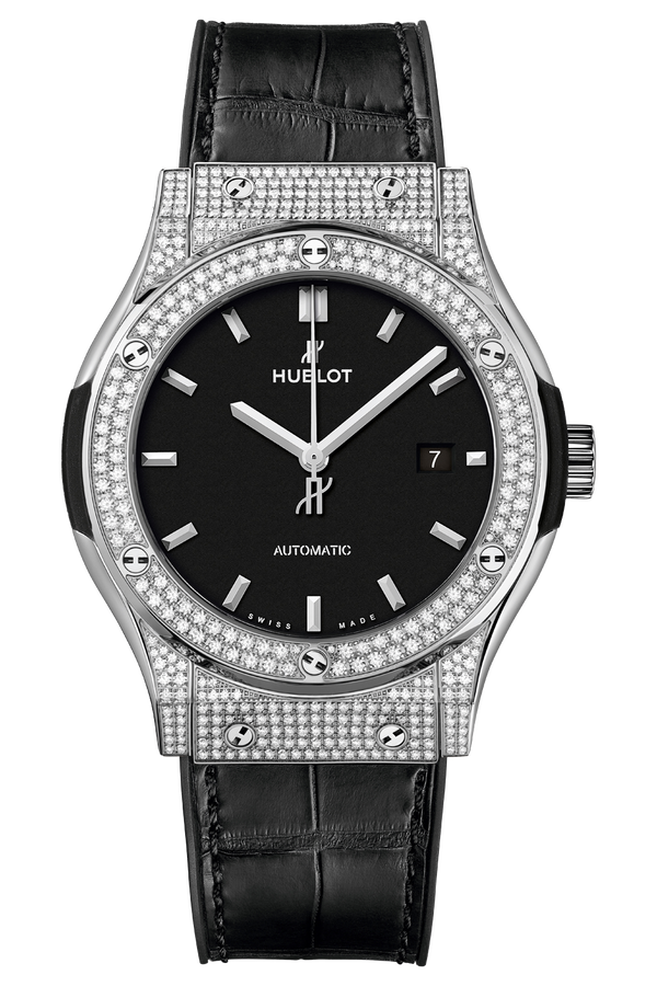 Classic Fusion Titanium Pave