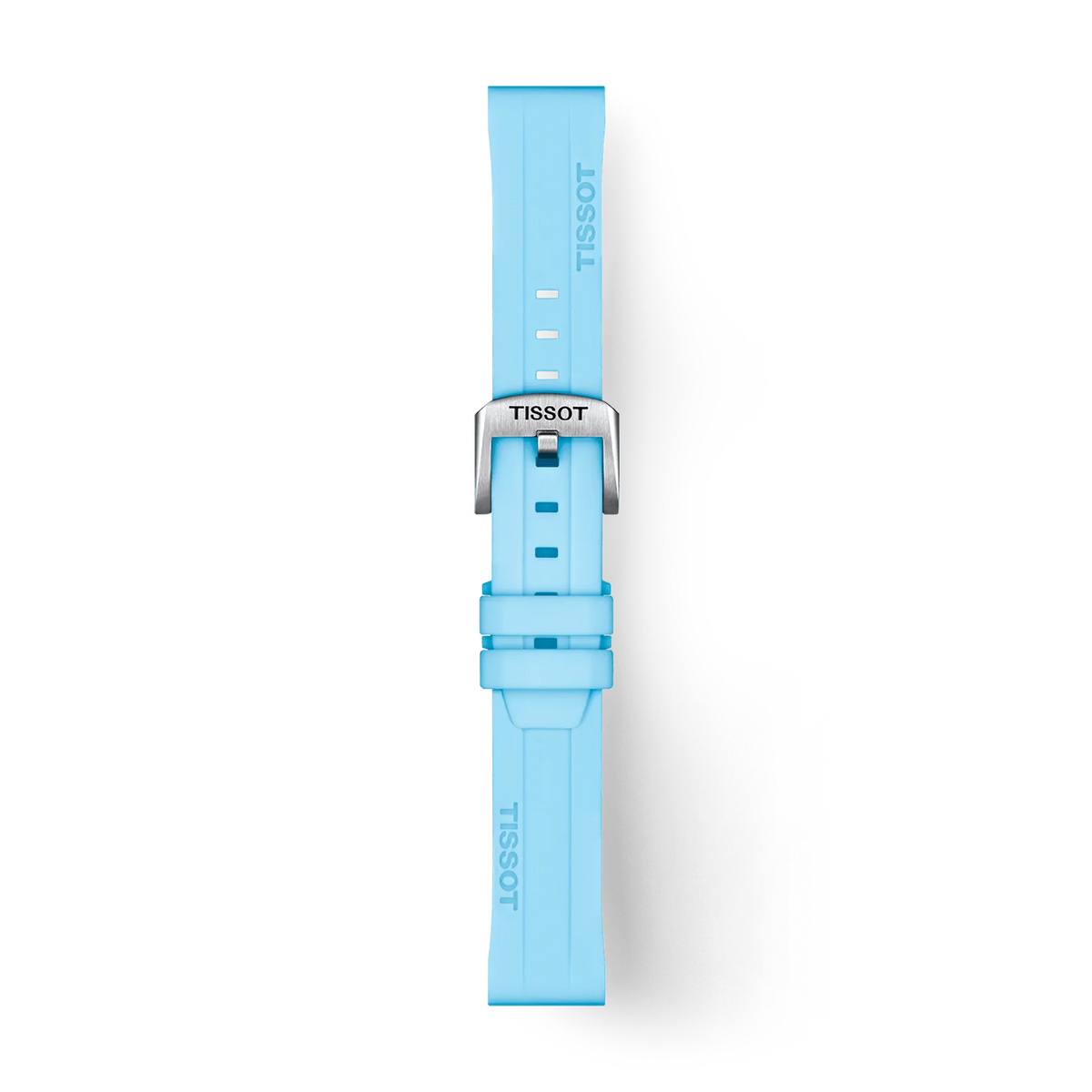Tissot Official Blue Silicone Strap Lugs 22 mm T852047450