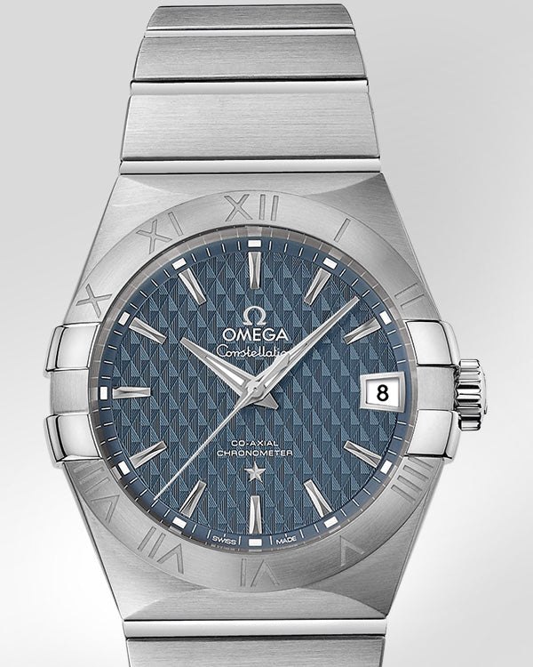 Omega Constellation Co-Axial 38 MM Men's Stainless Steel Watch 123.10.38.21.03.001