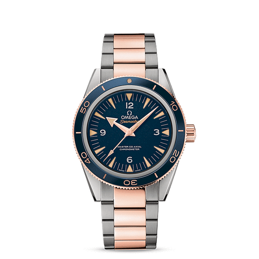 Omega Seamaster 300 Co-Axial 41 MM Men's Titanium - Sedna Gold Watch 233.60.41.21.03.001