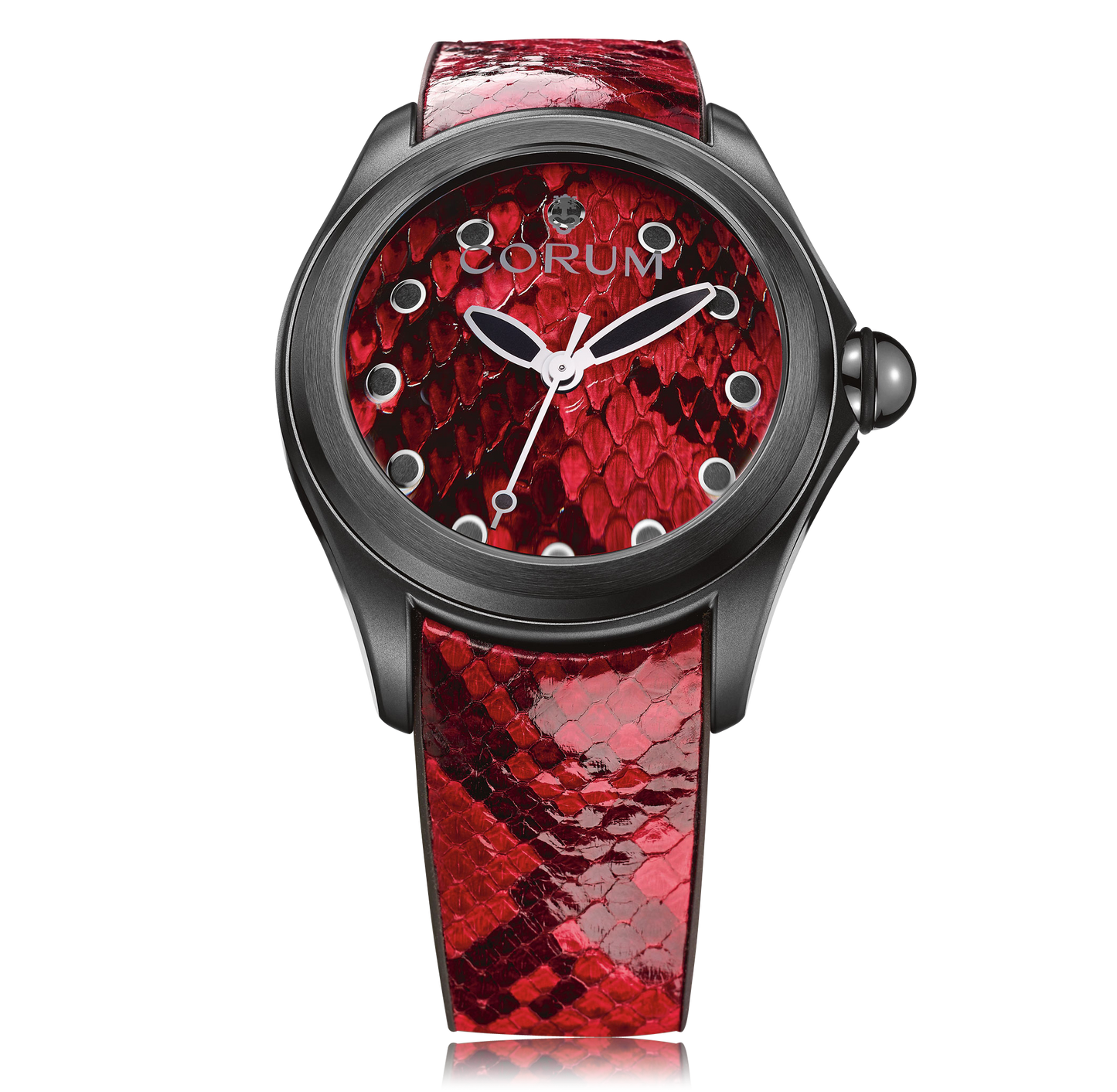 Corum Bubble Art Red Python Limited Edition Automatic Men's Watch L082/02981 - 082.310.98/0335 PR01