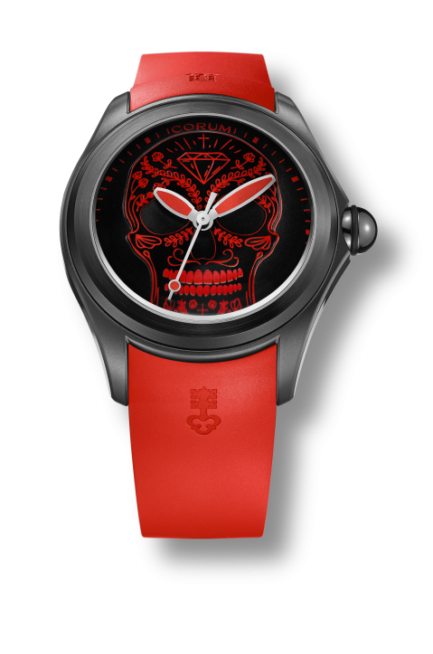 Corum Bubble Halloween Skull Red 47mm Automatic Men's Watch L082/03193