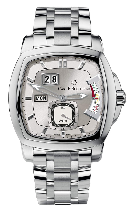 Carl F. Bucherer Patravi EvoTec PowerReserve Stainless Steel On Bracelet Men's Watch 00.10627.08.63.21