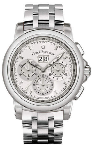 Carl F. Bucherer Patravi ChronoDate Stainless Steel On Bracelet Men's Watch 00.10624.08.13.21