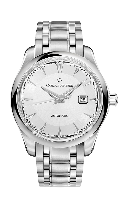 Carl F. Bucherer Manero AutoDate Stainless Steel On Bracelet Men's Watch 00.10915.08.13.21