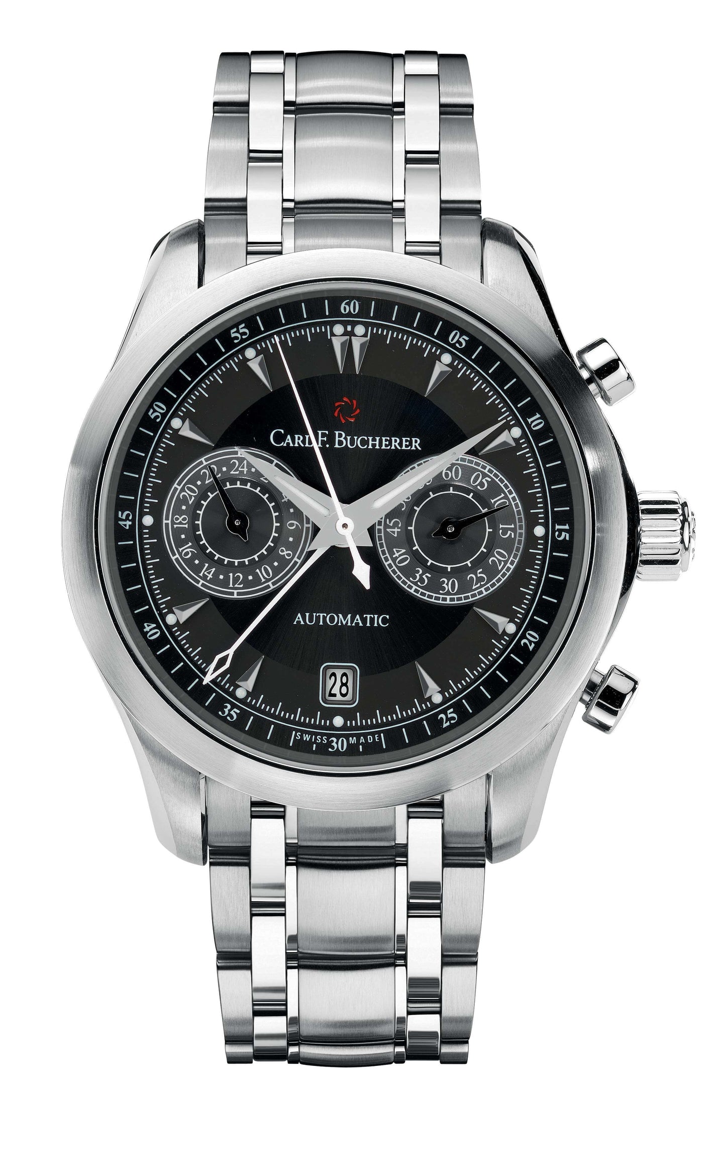 Carl F. Bucherer Manero Central Chrono Stainless Steel On Bracelet Men's Watch 00.10910.08.33.21