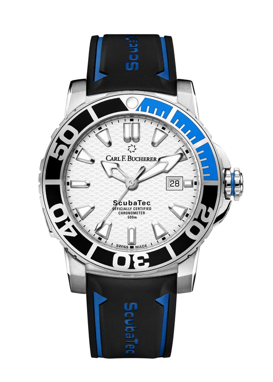 Carl F. Bucherer Patravi ScubaTec Stainless Steel On Strap Men's Watch 00.10632.23.23.01