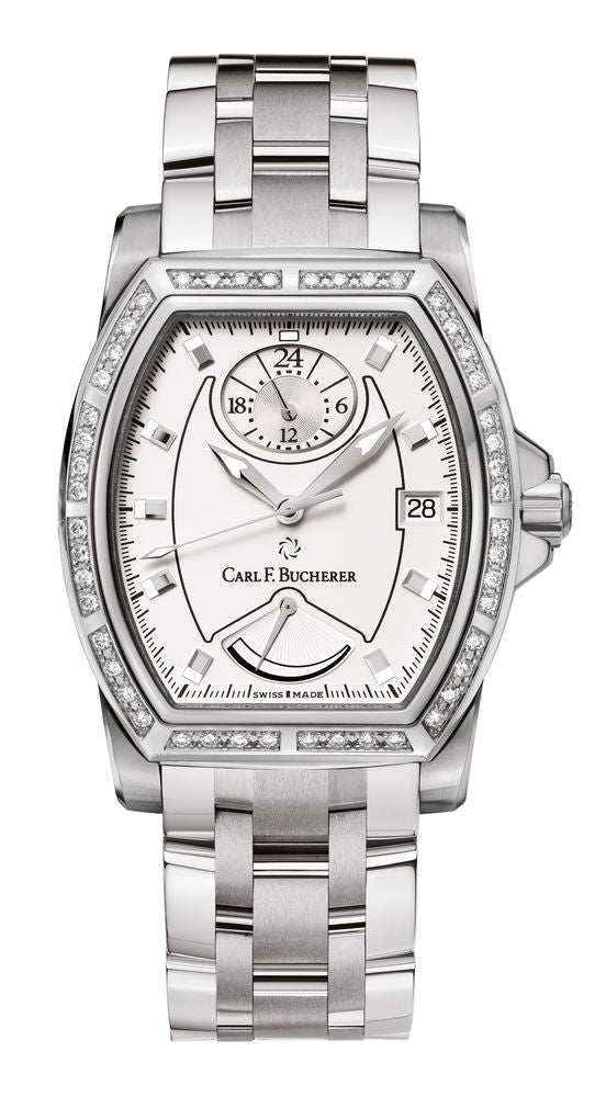 Carl F. Bucherer Patravi T-24 Stainless Steel Diamonds On Bracelet 00.10612.08.23.31