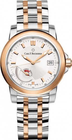 Carl F. Bucherer Patravi Auto Date Power Two Tone On Bracelet Men's Watch 00.10616.07.13.21