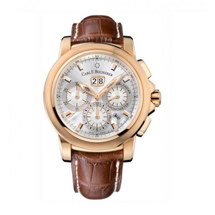 Carl F. Bucherer Patravi Chrono Date Annual 18kt Gold On Strap Men's Watch 00.10619.03.13.01