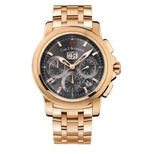 Carl F. Bucherer Patravi Chrono Date Annual 18kt Gold On Bracelet Men's Watch 00.10619.03.33.21