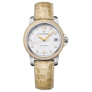 Carl F. Bucherer Patravi AutoDate Two Tone On Strap Ladies Watch 00.10621.06.24.11