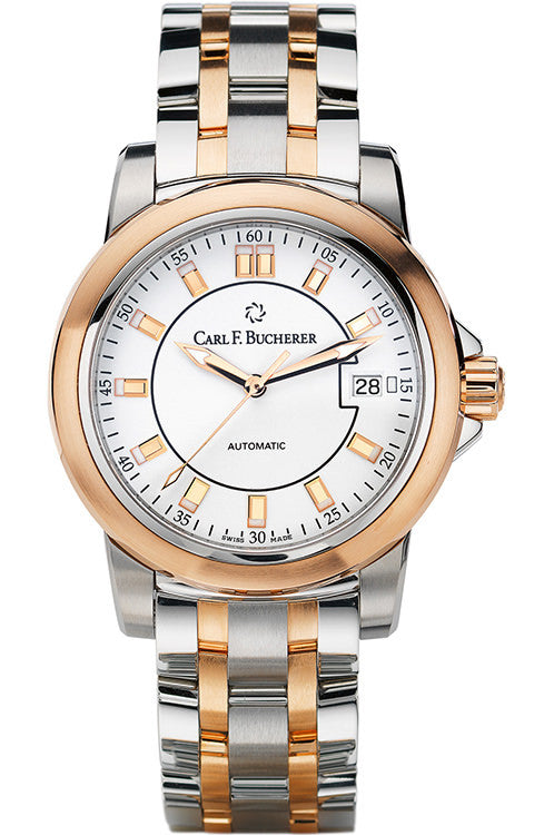 Carl F. Bucherer Patravi AutoDate Two Tone On Bracelet Ladies Watch 00.10621.07.23.21