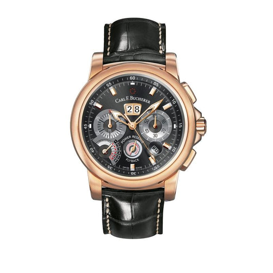 Carl F. Bucherer Patravi ChronoGrade 18kt Rose Gold On Strap Men's Watch 00.10623.03.33.01